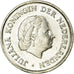 Netherlands, 25 Cents, 1980, Nickel, EF(40-45)
