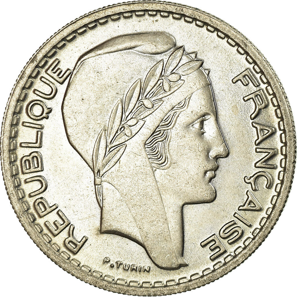 Moneta, Francja, Turin, 10 Francs, 1948, Paris, MS(64), Miedź-Nikiel, KM:909.1