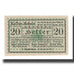 Banknote, Austria, Waidhofen An Der Thaya N.Ö. Stadtgemeinde, 20 Heller, Texte