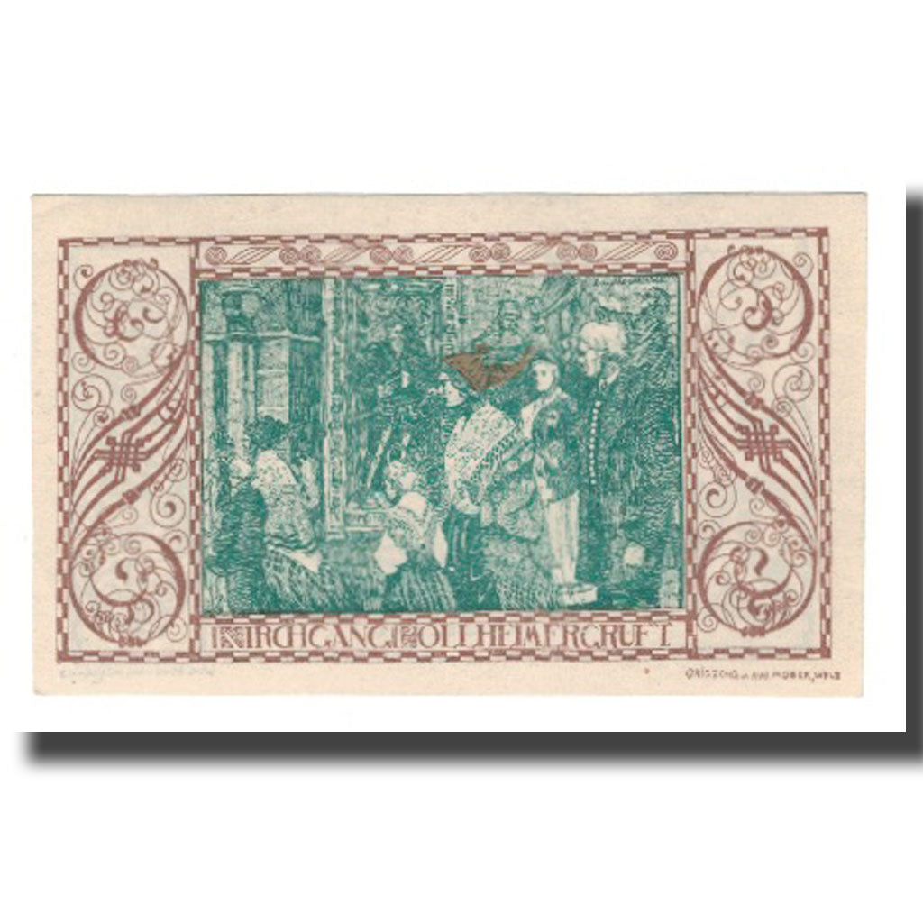 Billete, Austria, Wels O.Ö. Stadtgemeinde, 90 Heller, personnage 2, 1921, EBC