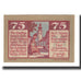 Banknote, Austria, Lofer Sbg. Marktgemeinde, 75 Heller, paysage, 1921