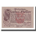 Banknote, Austria, Wörgl Tirol Marktgemeinde, 50 Heller, paysage 3, 1920
