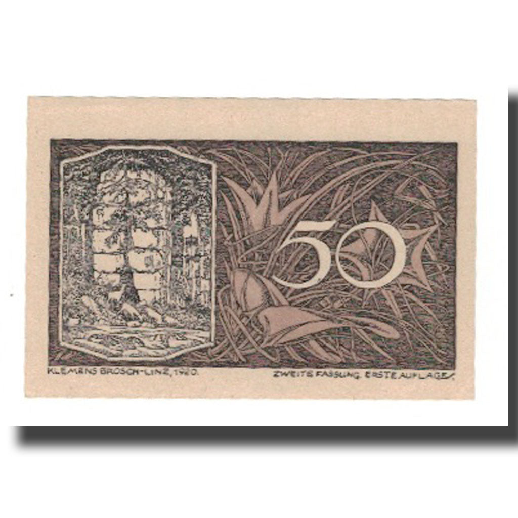 Geldschein, Österreich, St. Georgen an der Gusen O.Ö. Gemeinde, 50 Heller