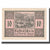 Banknote, Austria, Rehberg N.Ö. Marktgemeinde, 10 Heller, Texte, 1920
