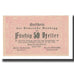 Banknote, Austria, Randegg N.Ö. Gemeinde, 50 Heller, Texte, 1921, 1921-06-30