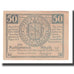 Banknote, Austria, Ybbsitz N.Ö. Marktgemeinde, 50 Heller, paysage, 1921