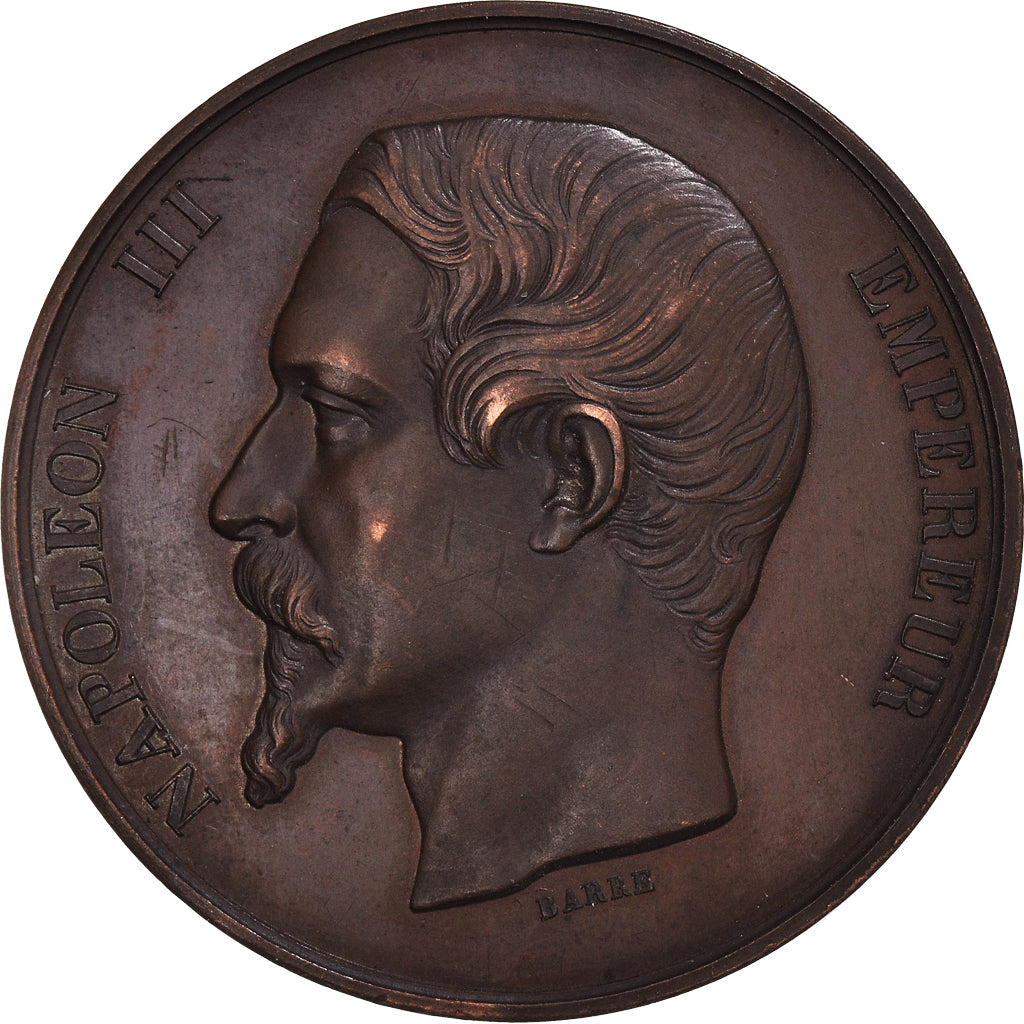 Frankreich, Medaille, Napoléon III, Lycée Impérial Saint-Louis, 1857, Barre