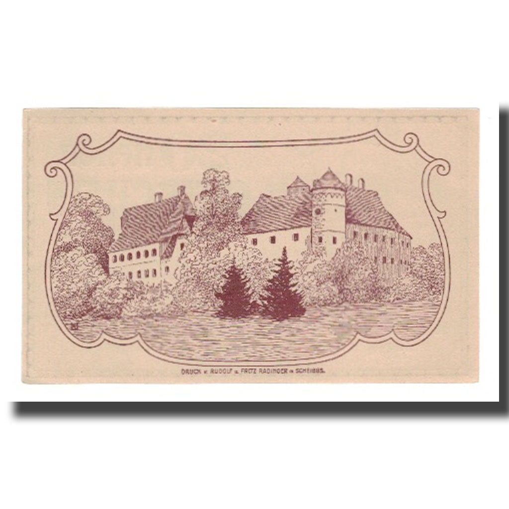 Billet, Autriche, Purgstall N.Ö. Marktgemeinde, 20 Heller, Batiment, 1920