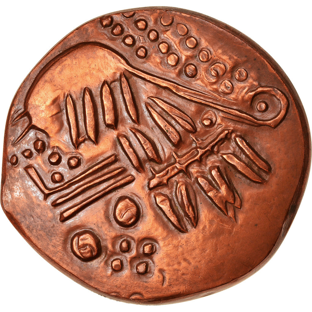 France, Medal, Réplique, Triens à la Victoire, History, MS(63), Copper