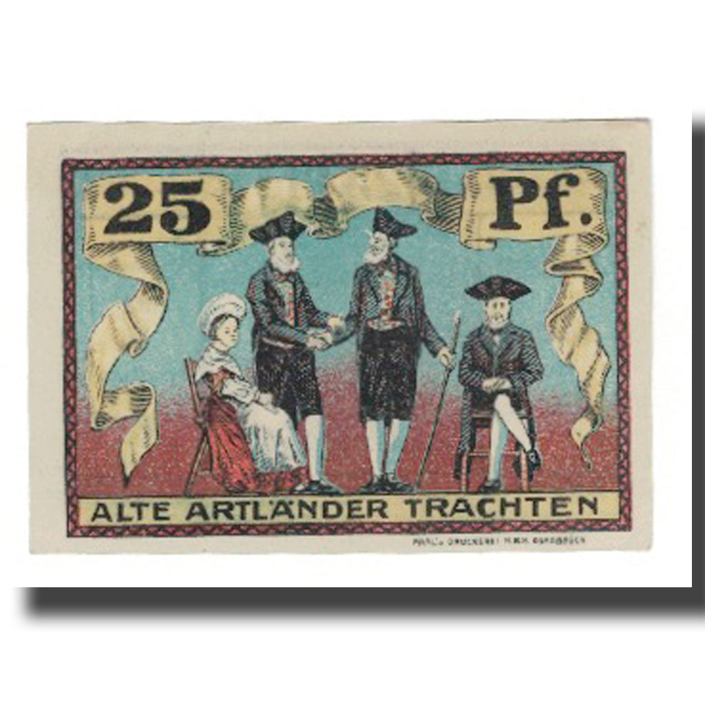 Billet, Allemagne, Badbergen, 25 Pfennig, personnage 1, 1921, SUP, Mehl:58.1