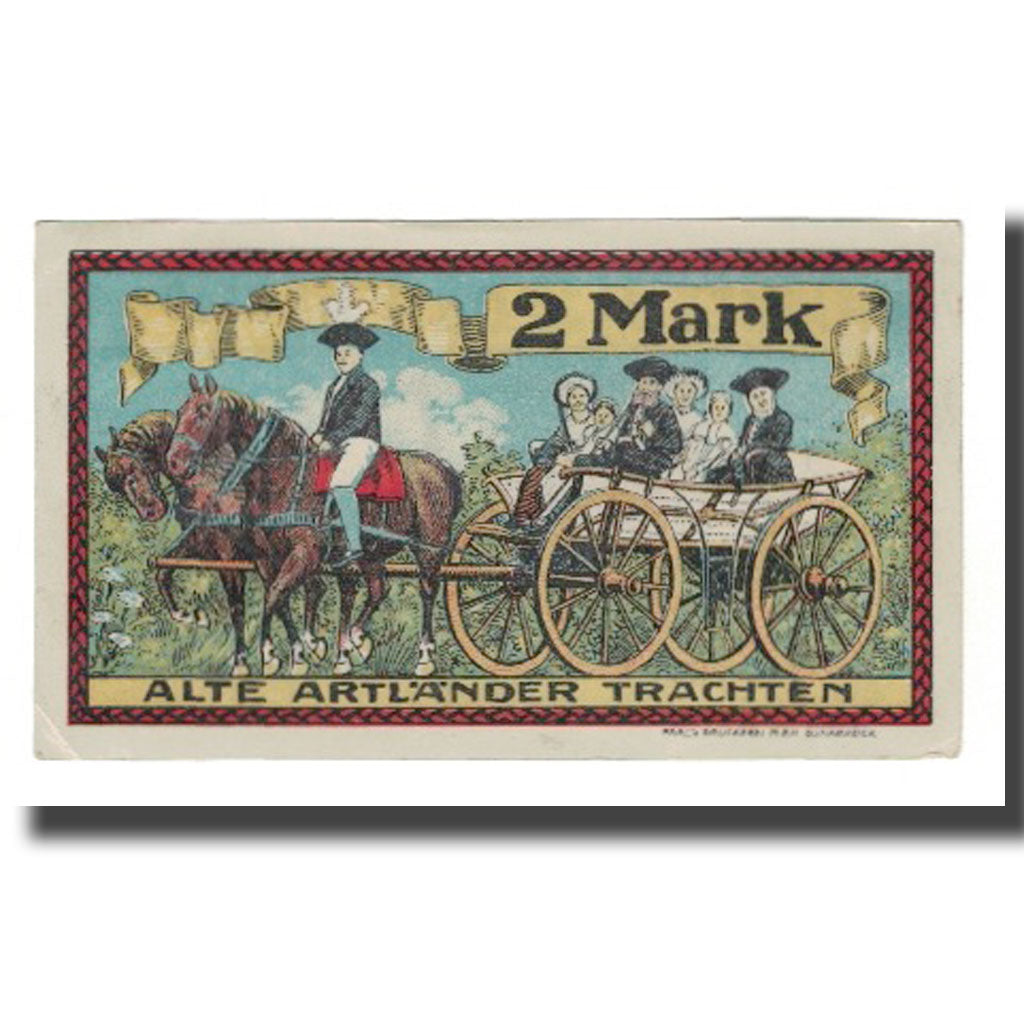Banconote, Germania, Badbergen, 2 Mark, personnage, 1921, SPL-, Mehl:58.1