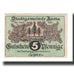 Banknote, Germany, Auma Stadt, 5 Pfennig, personnage, 1921, 1921-04-01