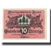 Banknote, Germany, Auma Stadt, 10 Pfennig, personnage, 1921, 1921-04-01