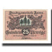 Billet, Allemagne, Auma Stadt, 25 Pfennig, personnage, 1921, 1921-04-01, SUP