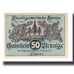 Billet, Allemagne, Auma Stadt, 50 Pfennig, personnage, 1921, 1921-04-01, SUP