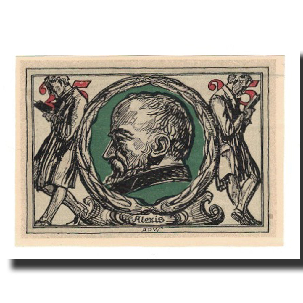 Banknot, Niemcy, Urastadt, 25 Pfennig, personnage 2, 1921, AU(55-58)