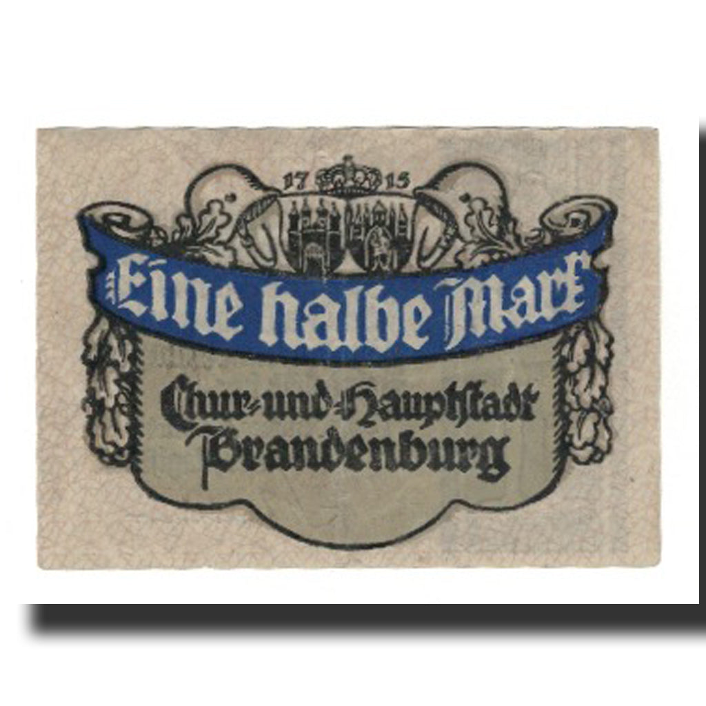 Banknote, Germany, Brandenburg a. Havel Stadt, 1/2 Mark, valeur faciale 1, 1920