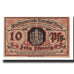 Banknote, Germany, Stadtgemeinde Allendorf (Werra), 10 Pfennig, N.D, EF(40-45)