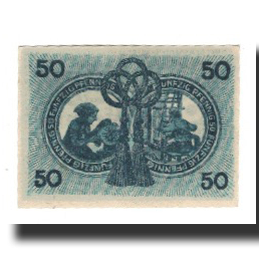 Banknote, Germany, Annaberg Stadt, 50 Pfennig, personnage, undated (1920)