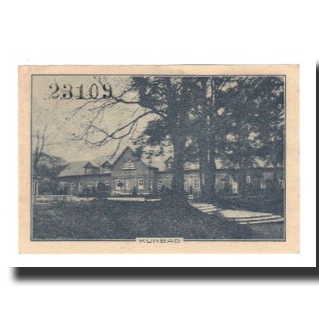 Banconote, Germania, Berka, Bad Stadt, 25 Pfennig, Photographie, 1920