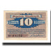 Banknote, Germany, Blankenese Gemeindesparkasse, 10 Pfennig, navire, 1921