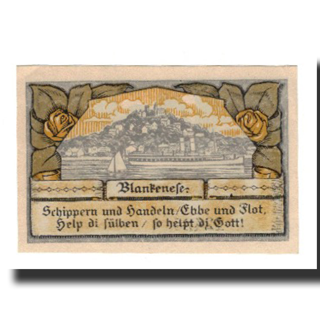 Banknote, Germany, Blankenese Gemeindesparkasse, 20 Pfennig, paysage, 1921