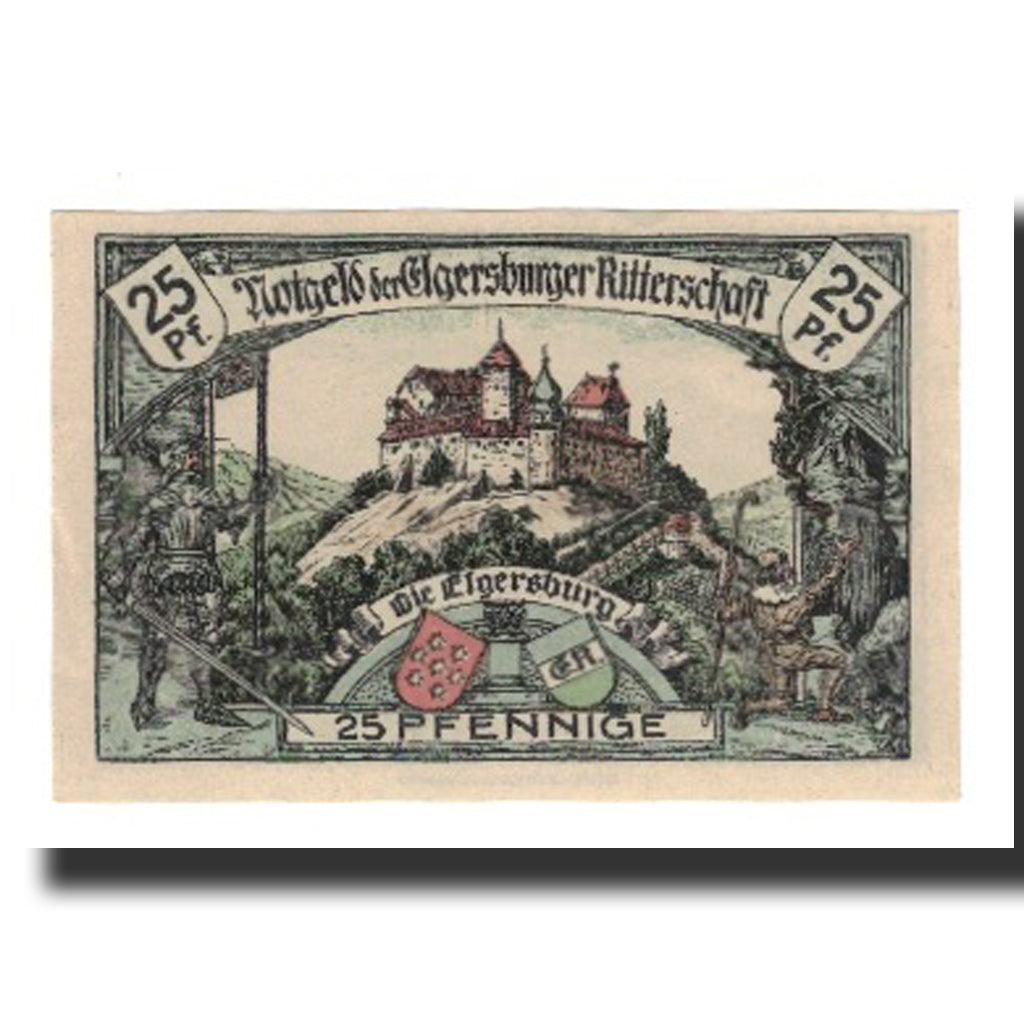 Banknote, Germany, Elgersburg, Bad Elgersburger Ritterschaft, 25 Pfennig, Texte
