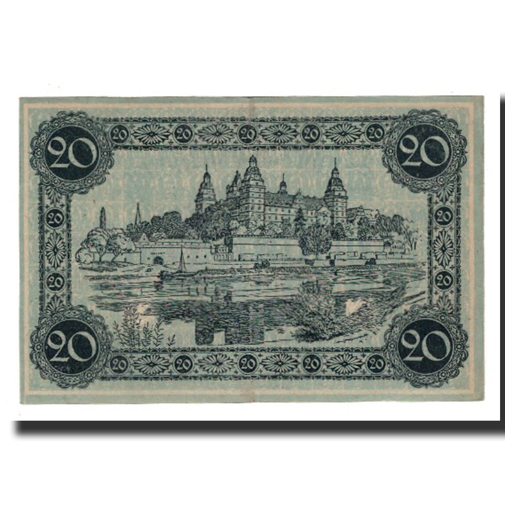 Banknote, Germany, Aschaffenburg Stadt, 20 Mark, paysage, AU(55-58), Mehl:022.03