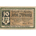 Banknote, Germany, Apolda Stadt, 10 Pfennig, personnage, 1921, 1921-08-01