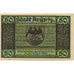 Banknote, Germany, Arys Stadt, 50 Pfennig, Texte, 1921, 1921-02-01, AU(55-58)