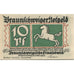 Banknote, Germany, Braunschweig Braunschweigische Staatsbank, 10 Pfennig