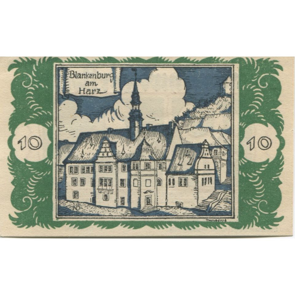 Banknote, Germany, Braunschweig Braunschweigische Staatsbank, 10 Pfennig
