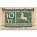 Banknote, Germany, Braunschweig Braunschweigische Staatsbank, 10 Pfennig