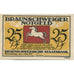 Banknote, Germany, Braunschweig Braunschweigische Staatsbank, 25 Pfennig