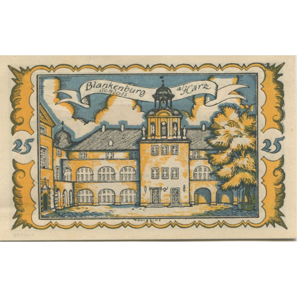 Banknote, Germany, Braunschweig Braunschweigische Staatsbank, 25 Pfennig