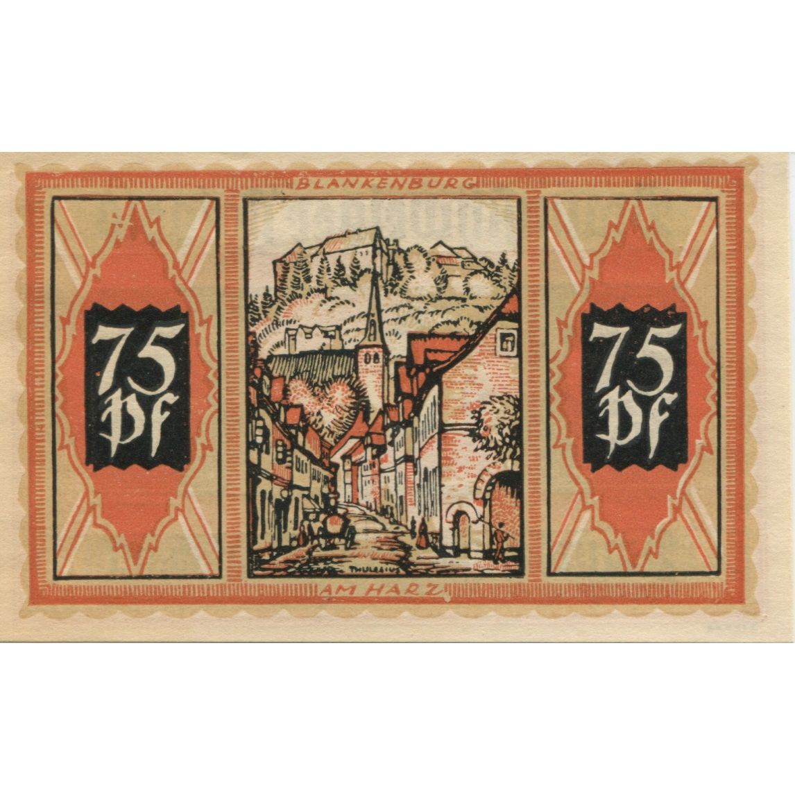 Banknote, Germany, Braunschweig Braunschweigische Staatsbank, 75 Pfennig
