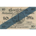 Banconote, Germania, Borkum Gemeinde, 10 Pfennig, Texte, 1920, 1920-08-01, SPL-
