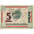 Billet, Allemagne, Bielefeld Stadt, 5 Mark, personnage, 1922, 1922-10-01, SUP