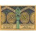 Banconote, Germania, Boppard Stadt, 50 Pfennig, personnage, 1921, 1921-04-21