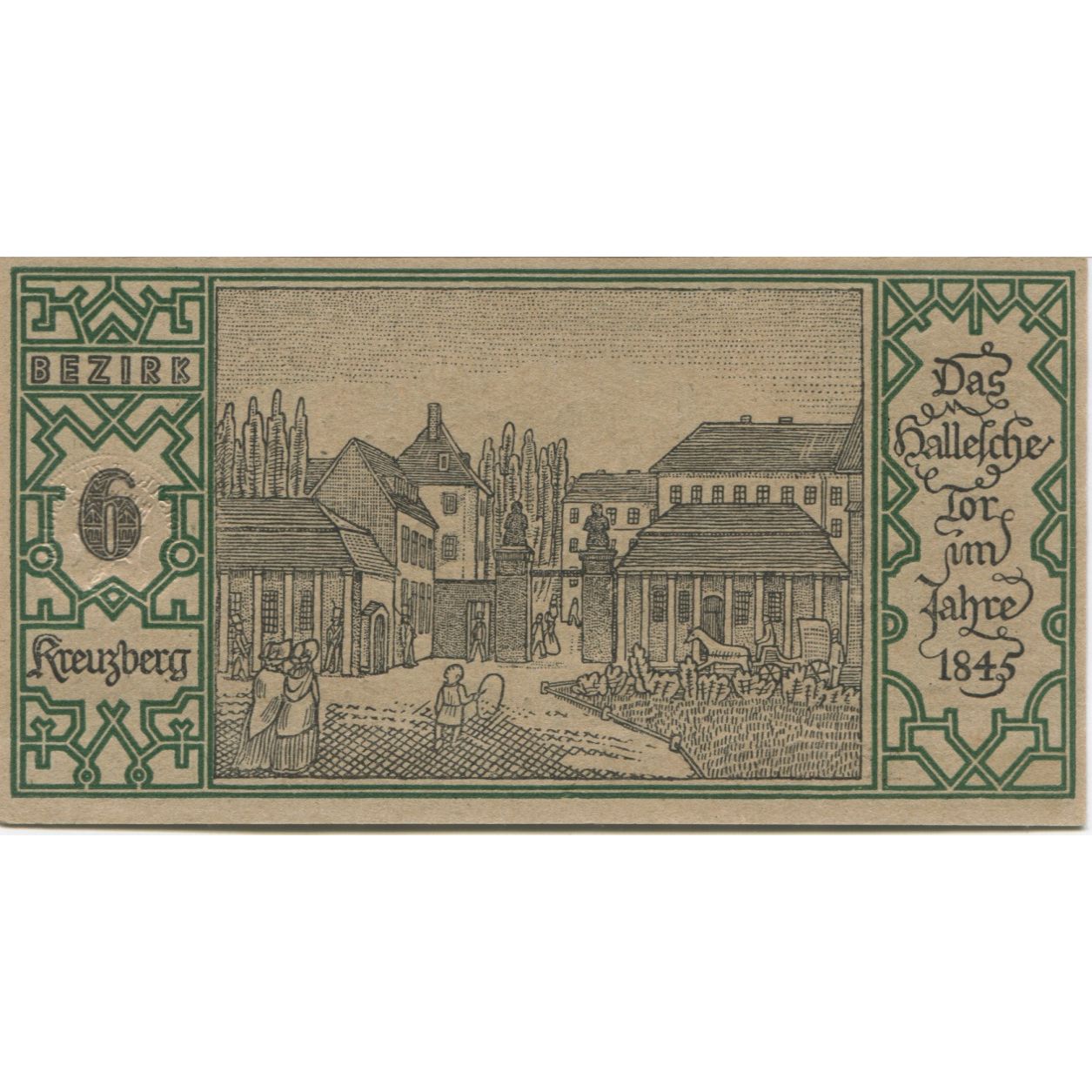 Banknote, Germany, Berlin Stadt, 50 Pfennig, Batiment, 1921, 1921-09-09