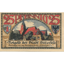 Banknote, Germany, Bitterfeld Stadt, 25 Pfennig, Texte, 1921, AU(55-58)