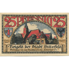 Banknote, Germany, Bitterfeld Stadt, 25 Pfennig, Texte 4, 1921, AU(55-58)