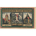 Billet, Allemagne, Bitterfeld Stadt, 50 Pfennig, village 2, 1921, SUP