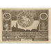 Geldschein, Deutschland, Burgel Stadt, 50 Pfennig, personnage 1, 1921