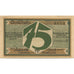 Banknote, Germany, Suderode im Harz Gemeinde, 75 Pfennig, personnage, 1921