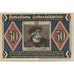 Banknote, Germany, Breslau Evangelisch Kirchlicher Arbeitsausschuß, 50 Pfennig