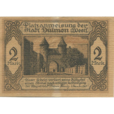 Banknote, Germany, Dülmen Stadt, 2 Mark, Texte, 1921, 1921-12-01, AU(55-58)