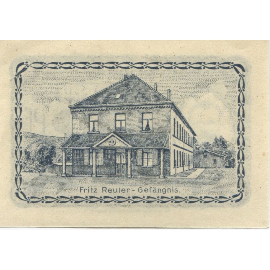 Banknote, Germany, Domitz Stadt, 25 Pfennig, Monument, 1922, 1922-01-02
