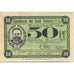 Banknote, Germany, Domitz Stadt, 50 Pfennig, Monument, 1922, 1922-01-02