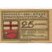 Banknote, Germany, Ehrenbreitstein Stadt, 25 Pfennig, personnage, 1921
